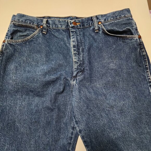 Wrangler 13MWZGK Stone Wash Rigid Denim Cowboy Cut Jeans - Picture 4 of 8